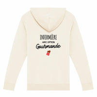 Gilet zippé Infirmière option gourmande