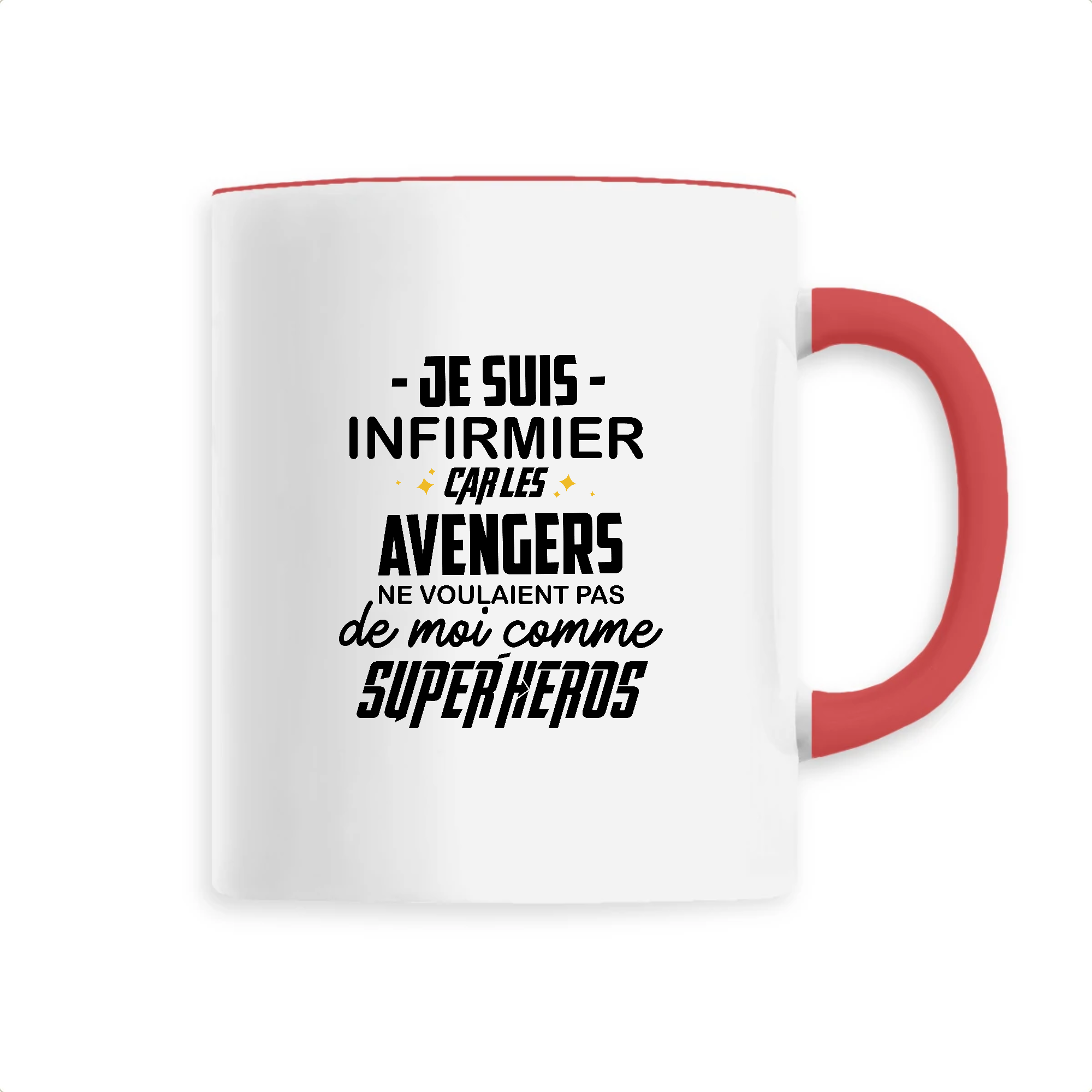 Mug cadeau Avengers infirmier – Boutique des Soignants