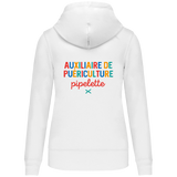 Auxiliaire de puériculture Pipelette | Sweat-shirt Zippé femme