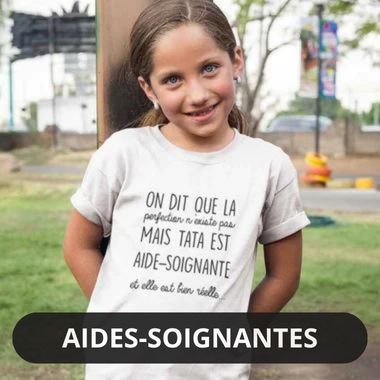 Vêtements enfants aide soignantes Tee Shirts, body, bavoir