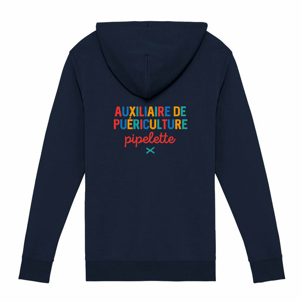 Gilet zippé auxiliaire puériculture pipelette