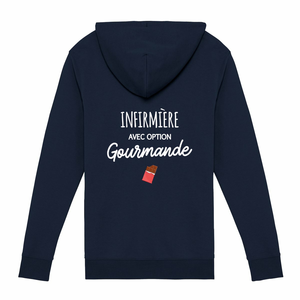 Gilet zippé Infirmière option gourmande
