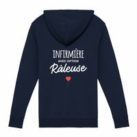 Gilet zippé Infirmière option râleuse