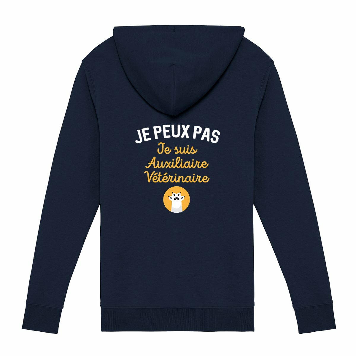Gilet zippé je peux pas je suis Auxiliaire vétérinaire
