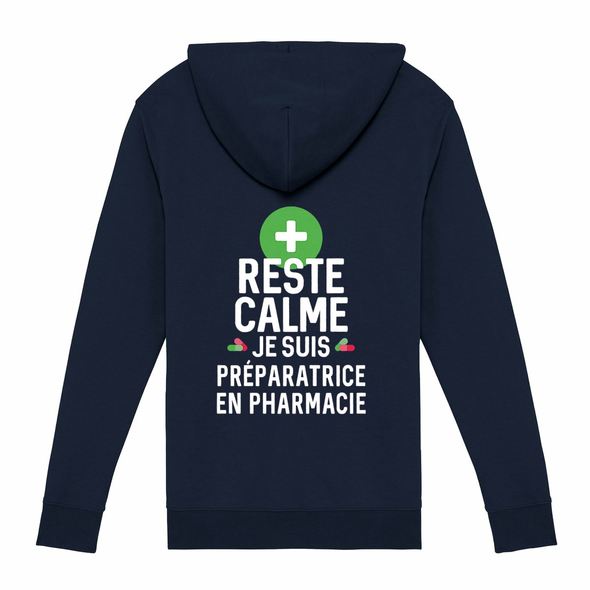 Gilet zippé reste calme Préparatrice en pharmacie