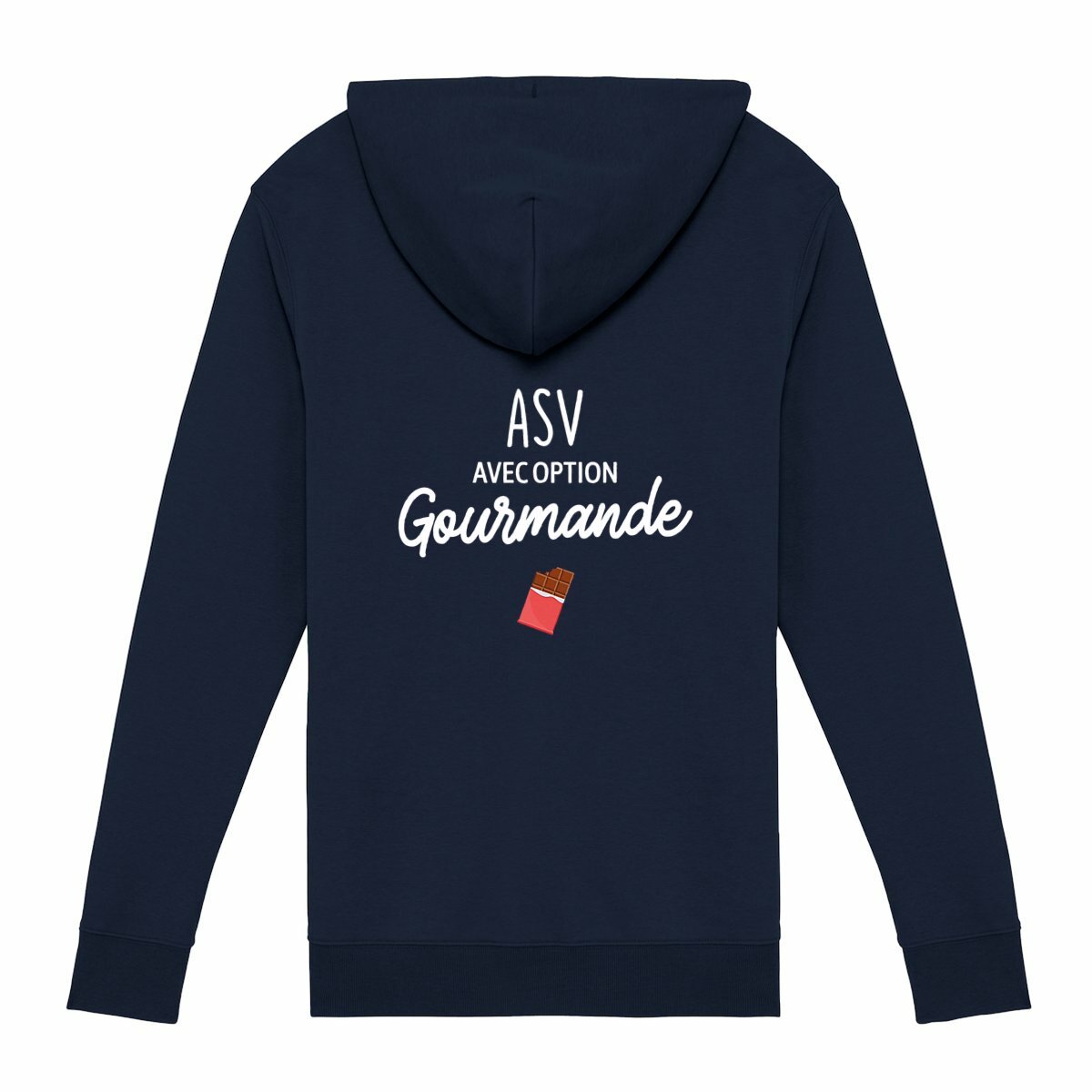 Gilet zippé ASV option gourmande - dos_0
