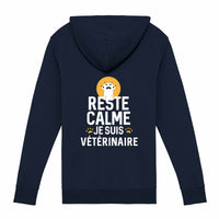 Gilet zippé reste calme Veterinaire