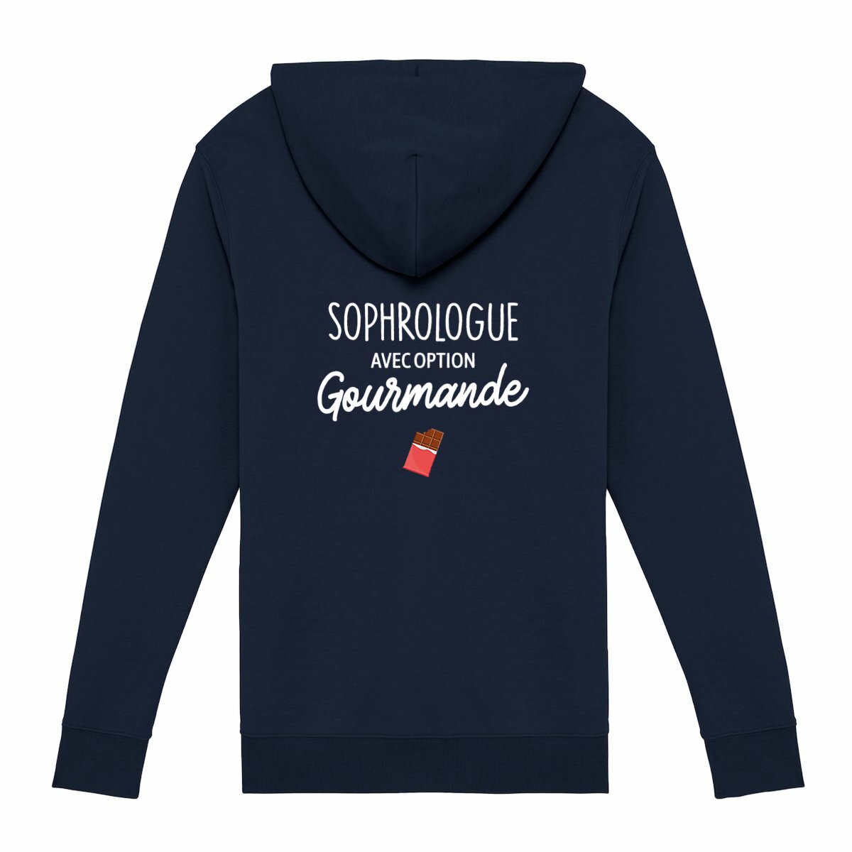 Gilet zippé Sophrologue option gourmande
