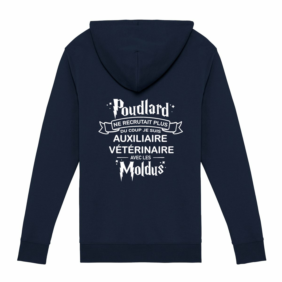 Gilet zippé auxiliaire vétérinaire  - dos_0