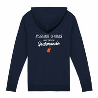 Gilet zippé Assistante dentaire option gourmande