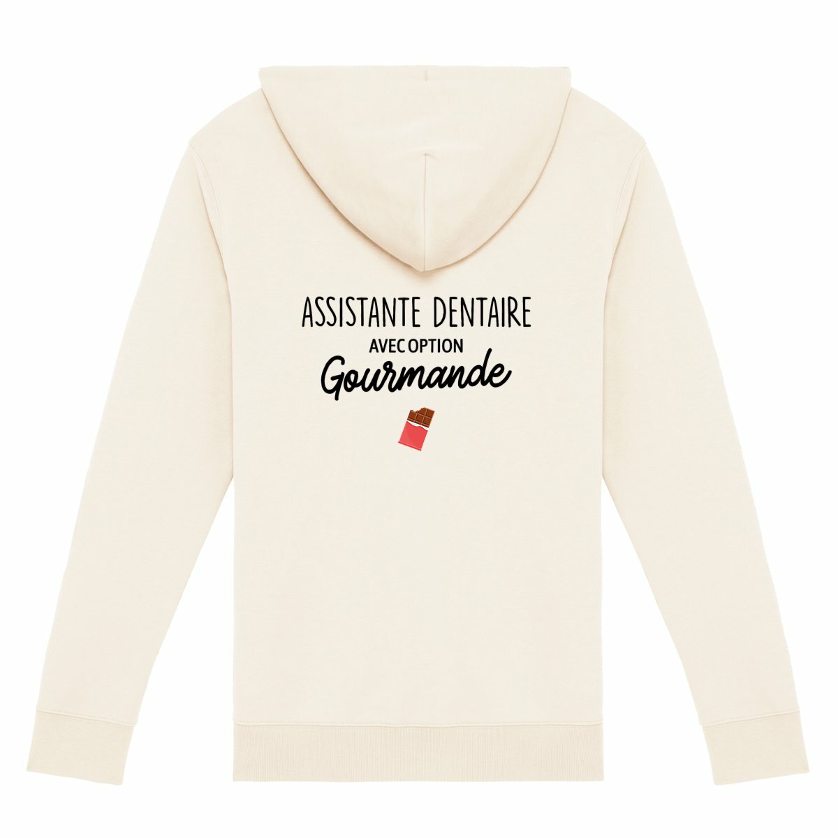 Gilet zippé Assistante dentaire option gourmande - dos_0