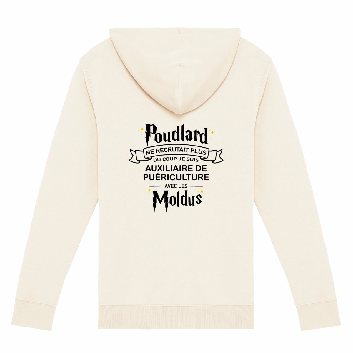 Gilet zippé Auxiliaire de puériculture Poudlard - dos_0