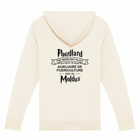 Gilet zippé Auxiliaire de puériculture Poudlard - dos_0