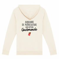 Gilet zippé Auxilliaire puériculture option gourmande