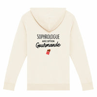 Gilet zippé Sophrologue option gourmande