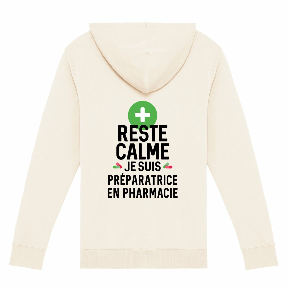 Gilet zippé reste calme Préparatrice en pharmacie
