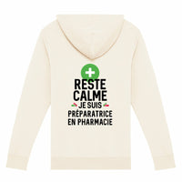 Gilet zippé reste calme Préparatrice en pharmacie