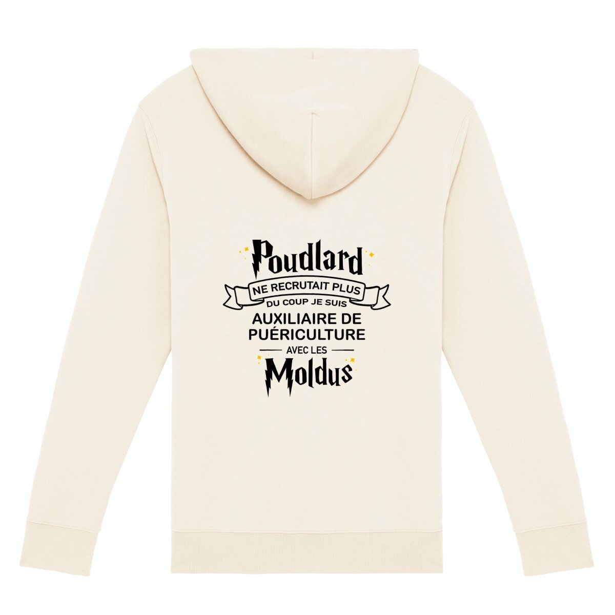 Gilet zippé Auxiliaire de puériculture Poudlard - dos_0