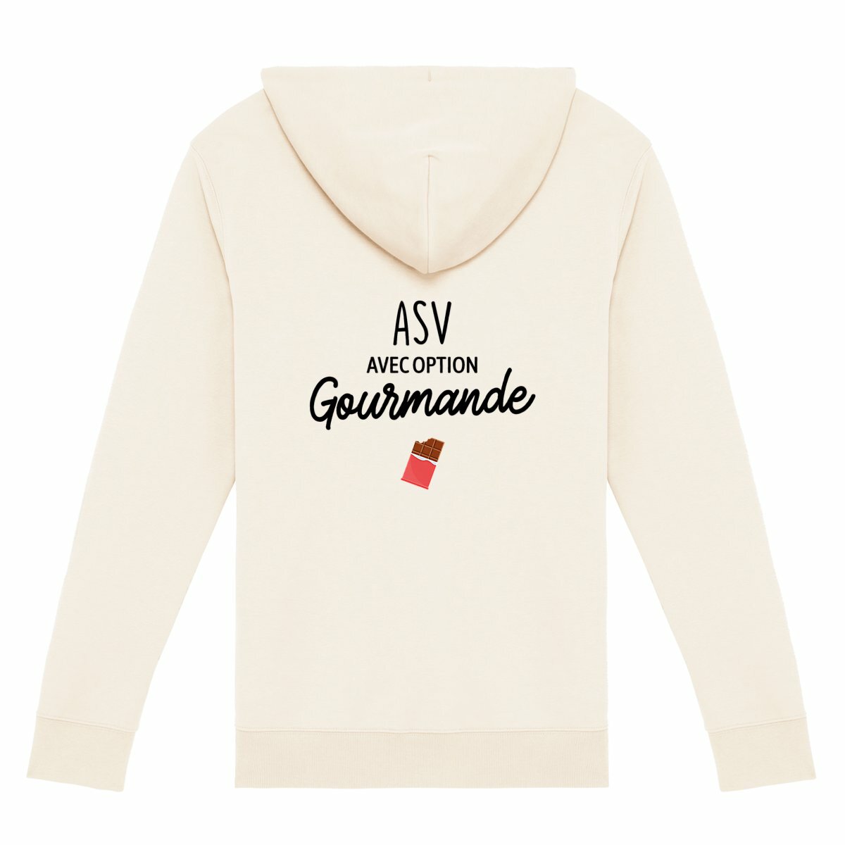 Gilet zippé ASV option gourmande - dos_0