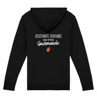 Gilet zippé Assistante dentaire option gourmande