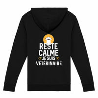 Gilet zippé reste calme Veterinaire