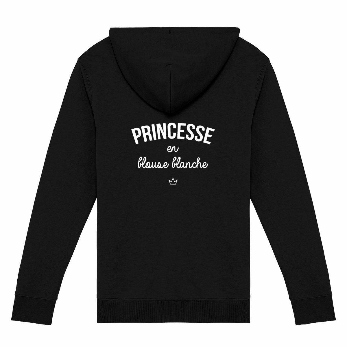 Gilet zippé Princesse en blouse blanche