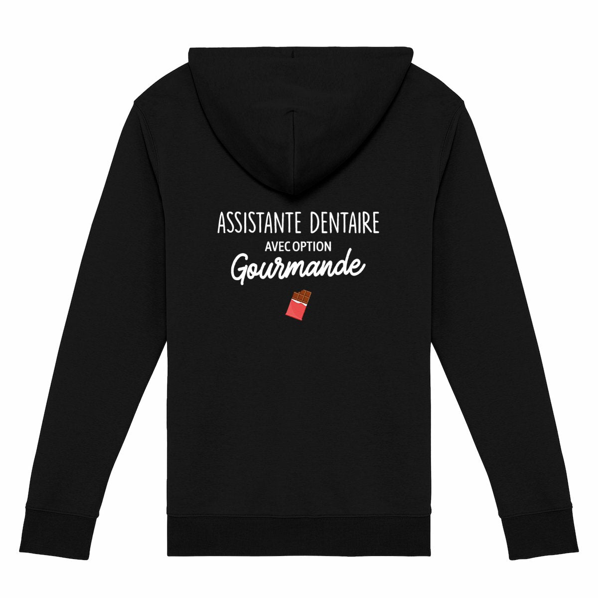 Gilet zippé Assistante dentaire option gourmande - dos_1