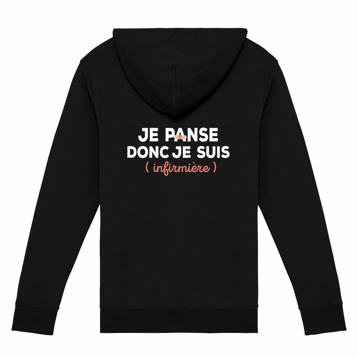 Gilet zippé Je panse donc je suis
