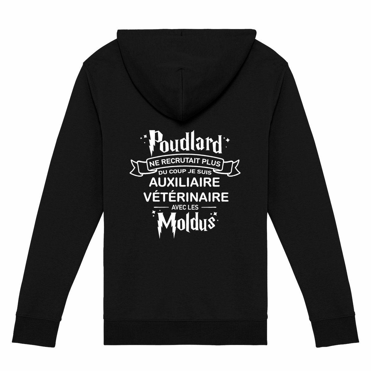 Gilet zippé auxiliaire vétérinaire  - dos_1