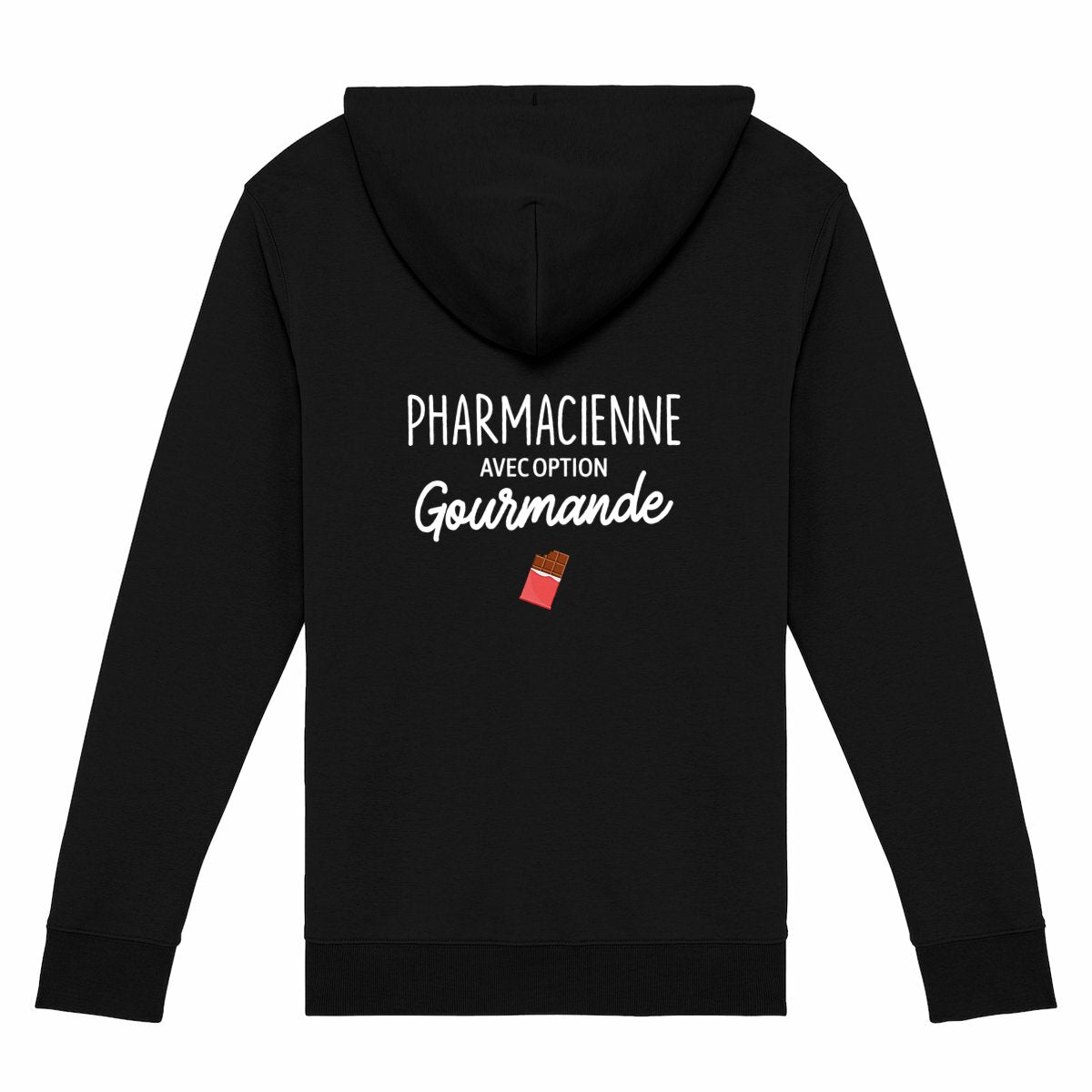 Gilet zippé Pharmacienne option gourmande - dos_1