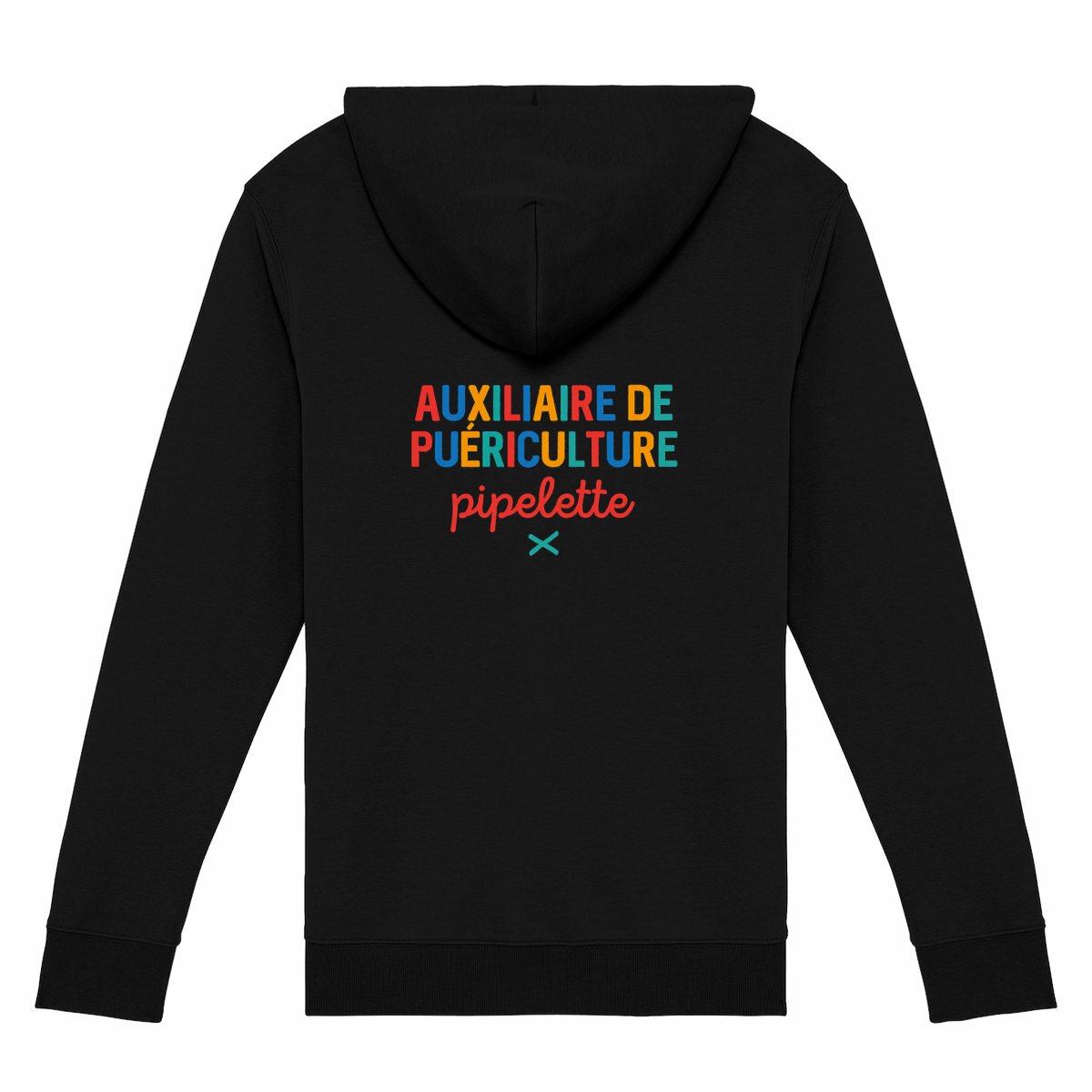Gilet zippé auxiliaire puériculture pipelette