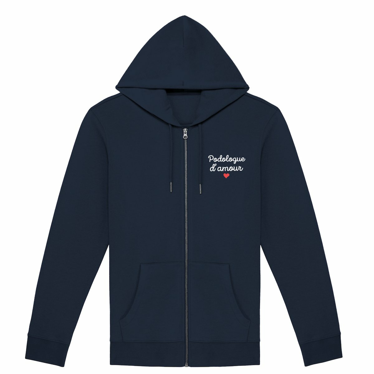 Gilet zippé Podologue d'amour