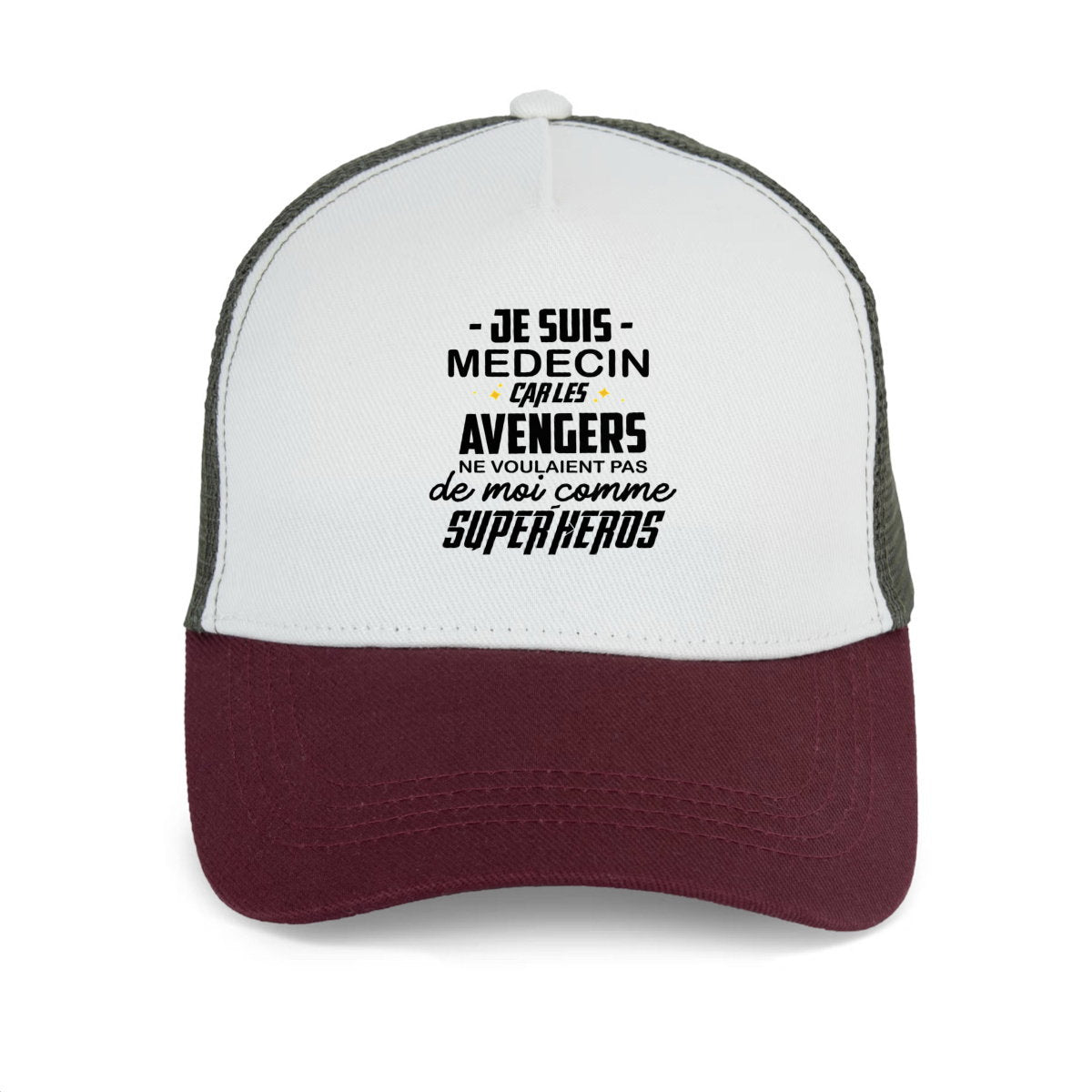 Casquette Medecin Super Heros - face_0