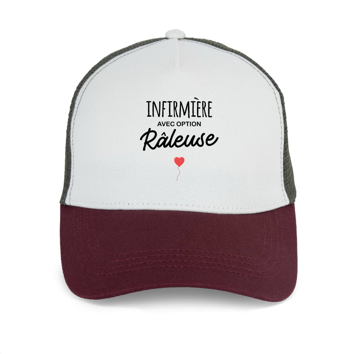 Casquette Infirmiere option raleuse - face_0