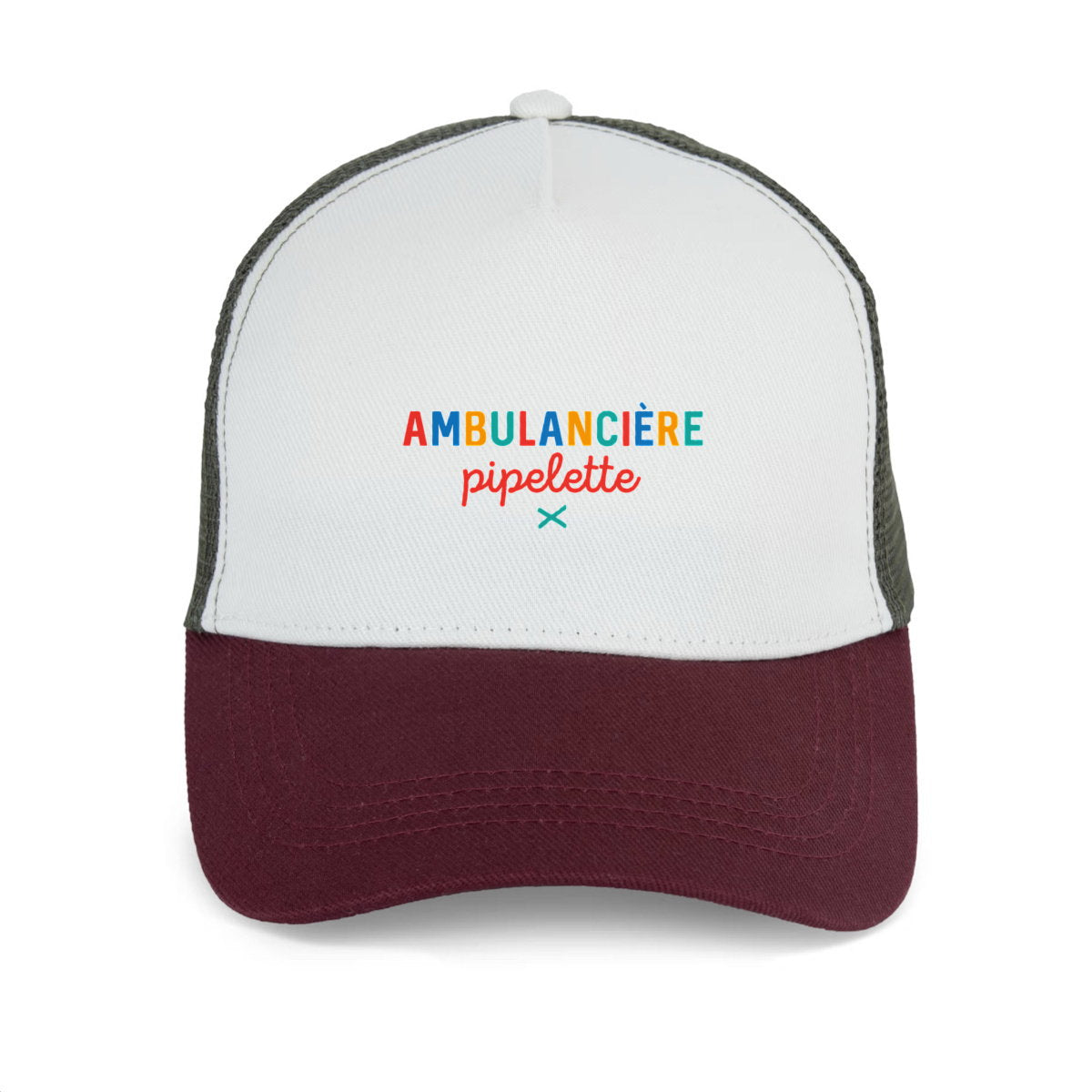 Casquette Ambulanciere pipelette - face_0