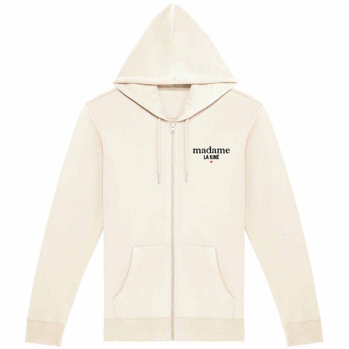 Gilet zippé Madame La Kiné - face_0