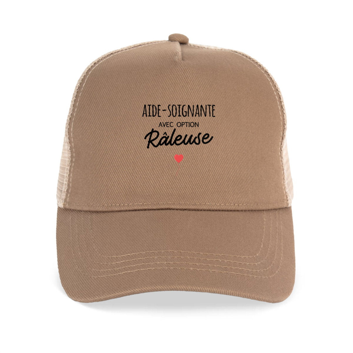 Casquette Aide soignante option raleuse - face_1