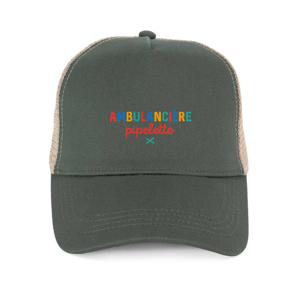 Casquette Ambulanciere pipelette - face_2
