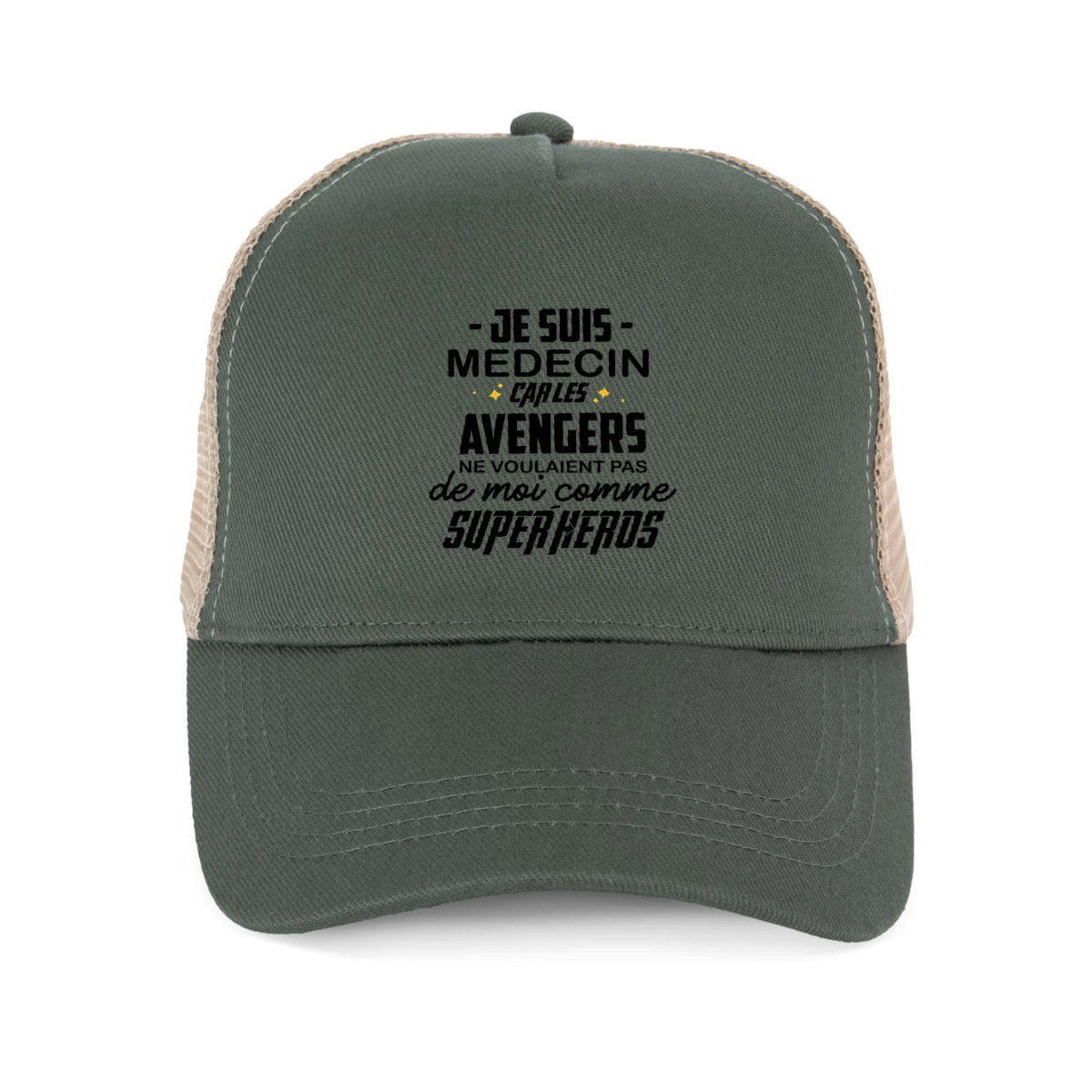 Casquette Medecin Super Heros - face_2