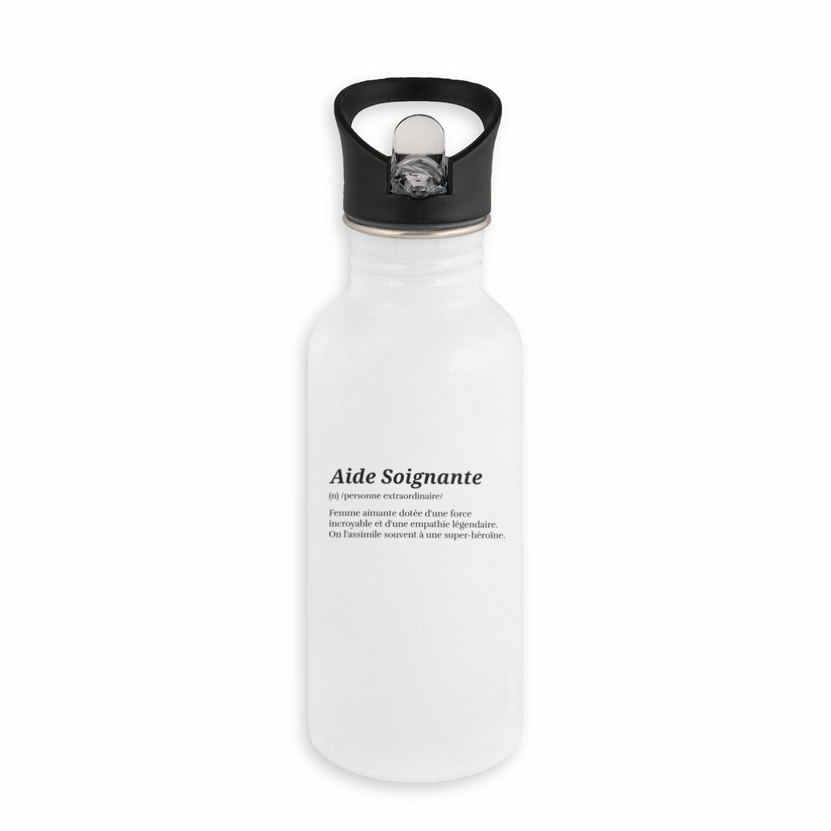 Bouteille / Gourde Aide soignante Signification