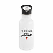 Bouteille / Gourde Diététicienne avec option gourmande