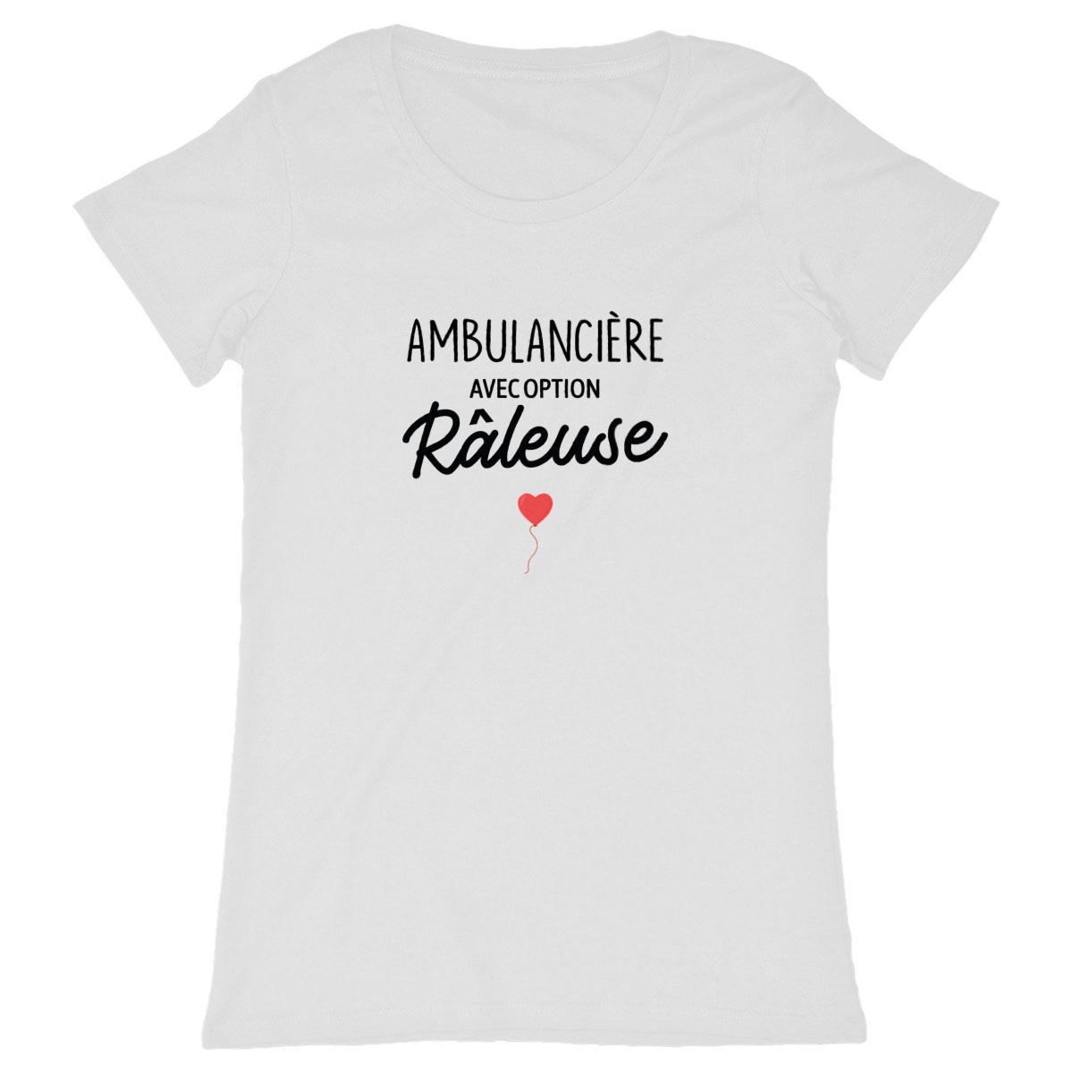 T-shirt Ambulancière avec option râleur