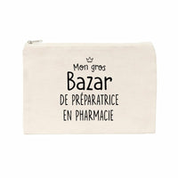Pochette / Trousse Préparatrice en pharmacie - face_naturel