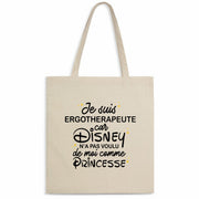 Totebag / Sac Disney Ergothérapeute - face_naturel