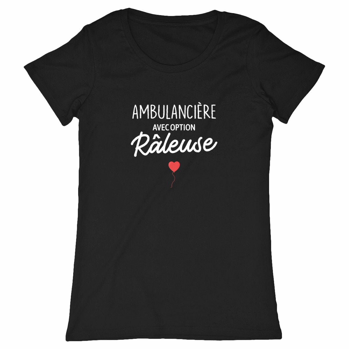 T-shirt Ambulancière avec option râleur