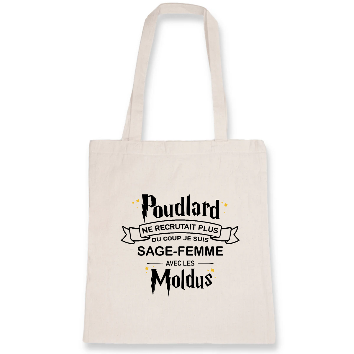 Planetee Tote Bag Sage-Femme Au Top - Sac Cabas Réutilisable Idée Cadeau Collègue Retraite
