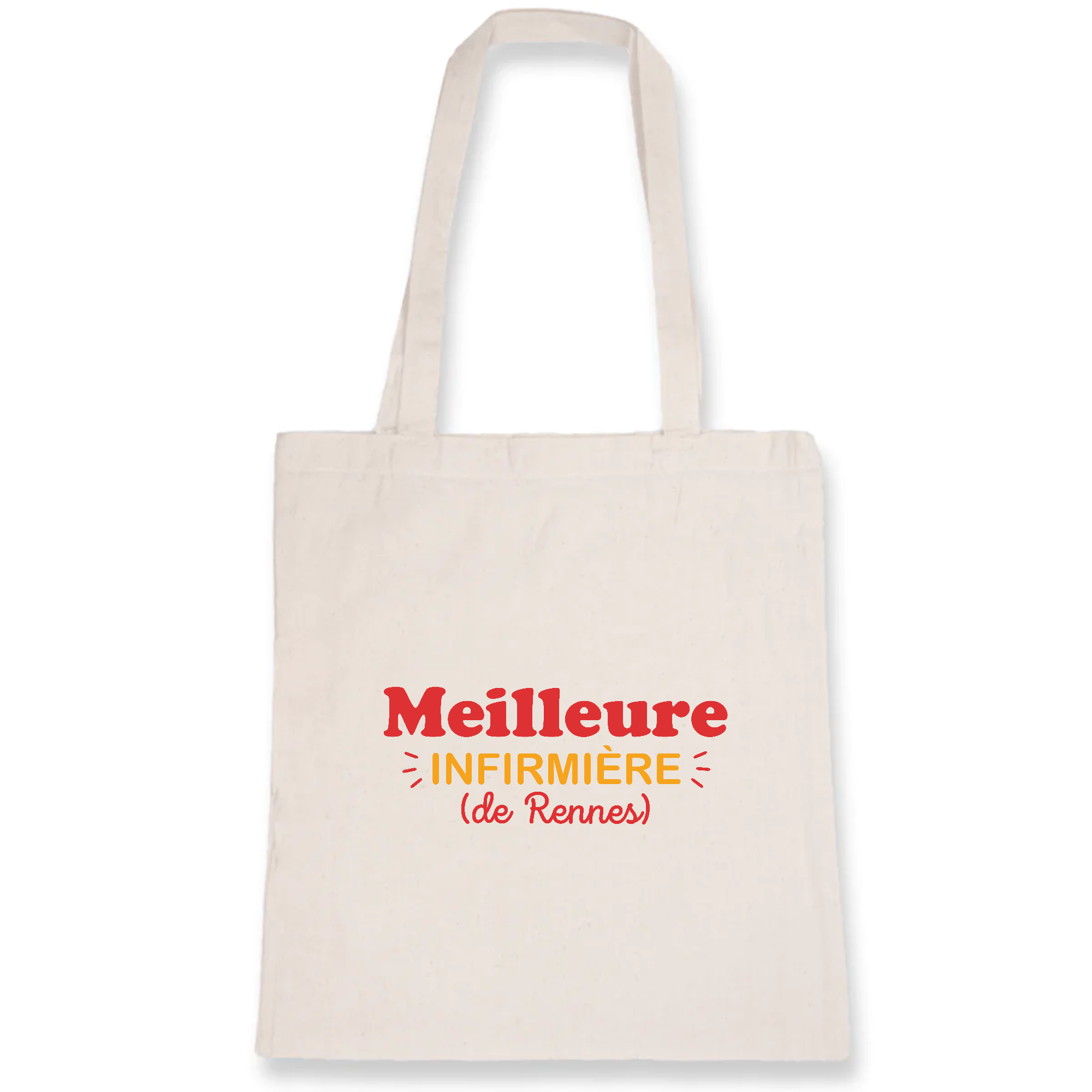 Tote Bag Infirmière - Sac Cabas Coton, Bandoulière - Idée Cadeau Originale - Imprimé En France - 11