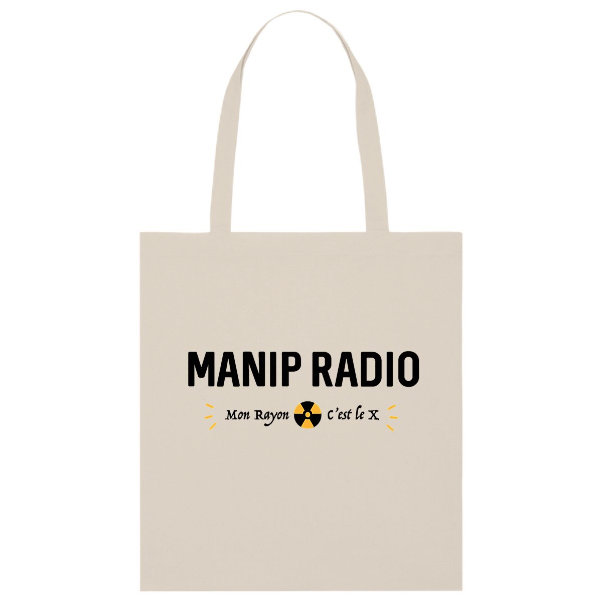 Sac Totebag Manip radio Mon rayon c'est le X