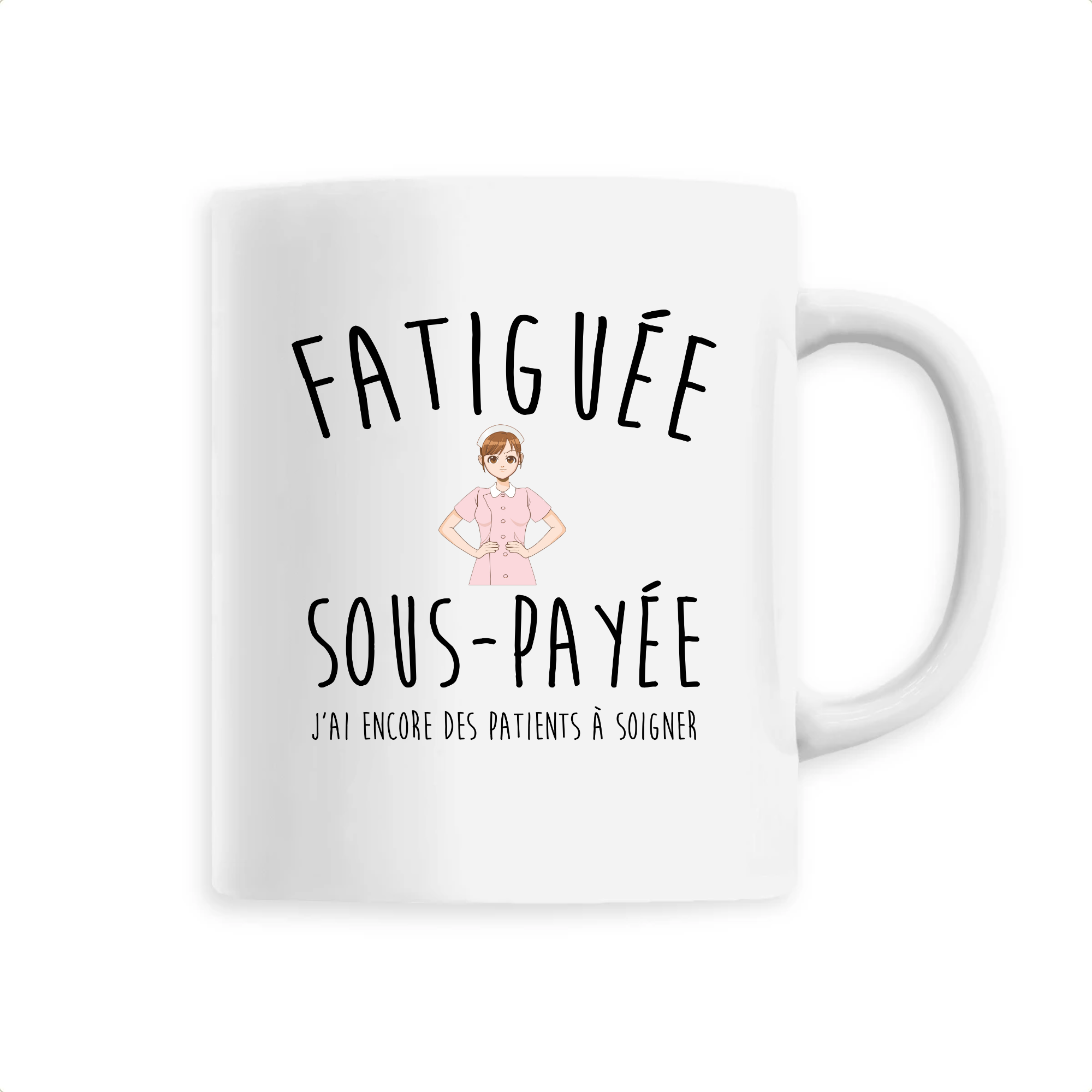 Fatiguée, sous payée