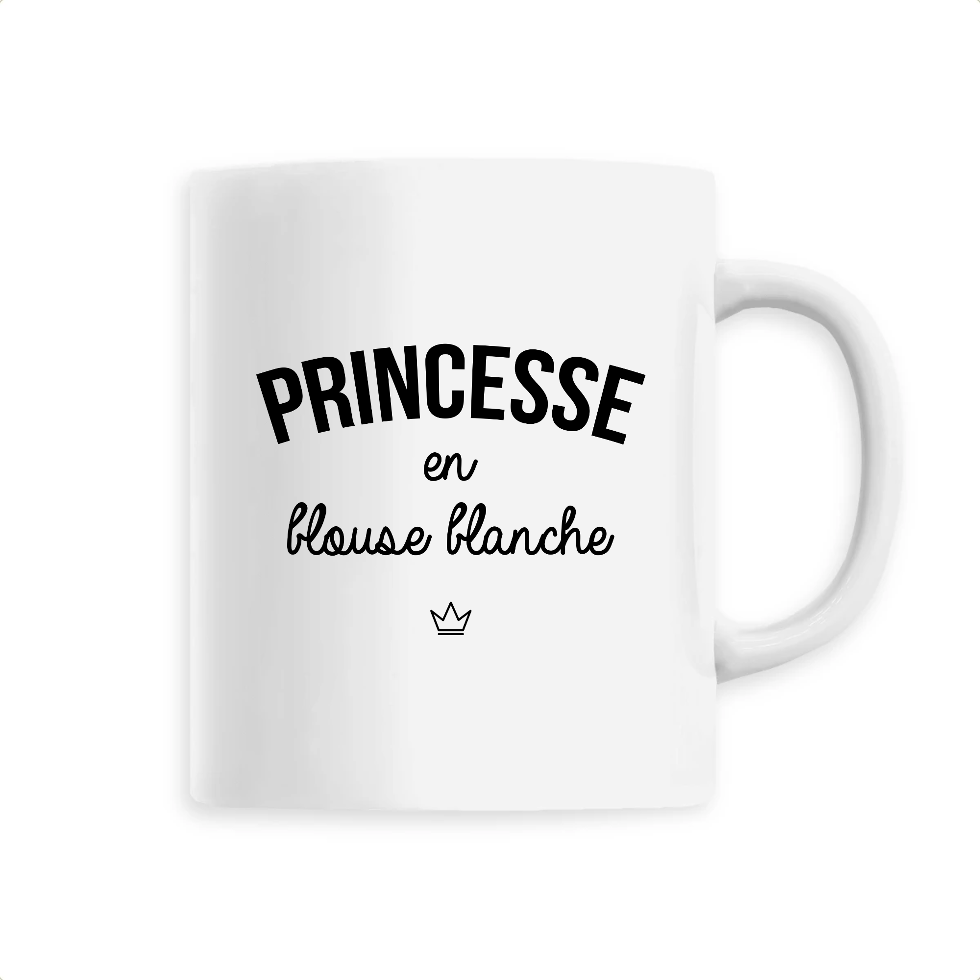 Princesse en blouse blanche